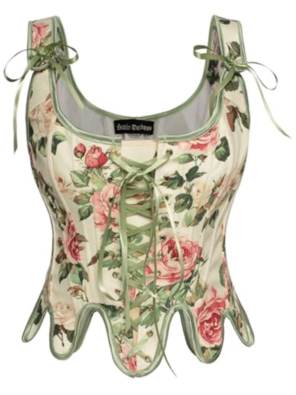 Women's Corset Top Renaissance Corset Floral Lace Up Bodyshaper Bustier